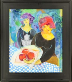 Cristina Fernandez-Lyon (21st Century) American, Pastel on Paper Figural