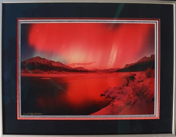 David Parkhurst (Born 1963) American, Photo Print of the Aurora Borealis