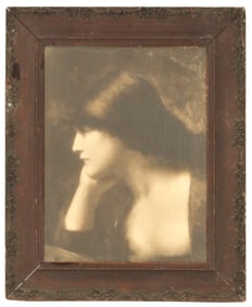 Vintage Photo of Jean Jacques Henners Painting