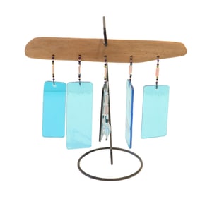 Wood and Glass Wind Chimes