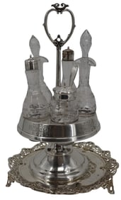 Silver Plate Cruet Set
