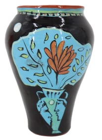 Signed Ceramic Vase