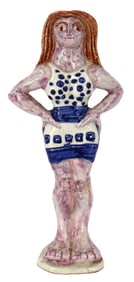 Shearwater Potteries Oldfields Bathing Woman Figurine - AS IS
