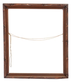 Antique Adirondack Style Painting Frame