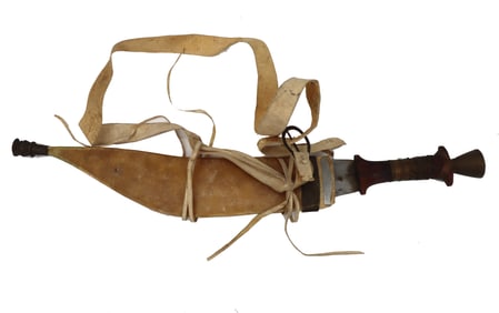 Large Antique Ethiopian Afar Gile Dagger / Knife