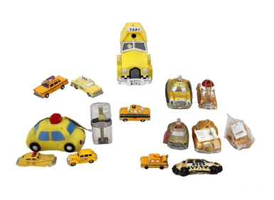 (15) Vintage Yellow Taxis
