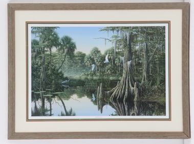 Ben Essenburg (1947-2018) American, "Morning Glory" Signed Lithograph