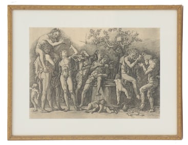 After Andrea Mantegna (1431 - 1506) Italian, Engraving Print