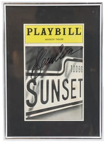 Sunset Boulevard Original Broadway Playbill Signed by Glenn Close