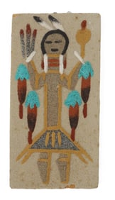 Sylvia Toledo Vintage Sand Art Painting