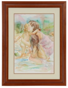 Deborah Robinson (Born 1939) American, Watercolor