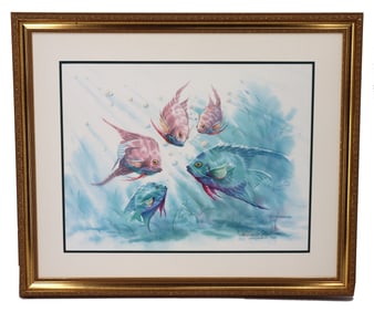 Richard E. Williams (1934-2016) American, Signed and Numbered Lithograph