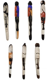(7) Collection of African Fang Masks