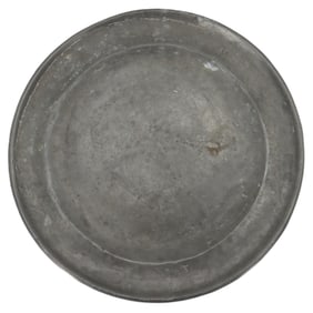Vintage Marked French Pewter Charger
