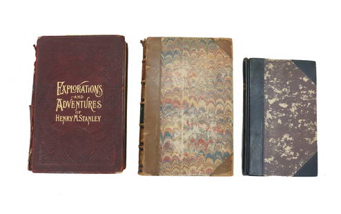 (3) Books About Africa and South Africa (1862, 1889, 1958): (3) Books About Africa and South Africa (1862, 1889, 1958). Size: (largest) 9 1/4 X 6 1/4 X 1 in.