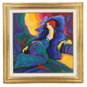 Isaac Maimon (Born 1951) Israeli, Portrait Oil on Canvas