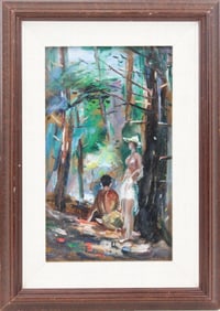 Louis Bosa (1905-1981) Italian/American, Oil