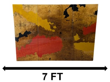 Dan Strothers American Wood & Polymer Resin Triptych Titled Essence