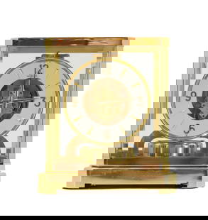 Jaeger Le Coultre Perpetual Clock: Jaeger Le Coultre Perpetual Clock.&nbsp;15 Jewels. Caliber #L682125 . Serial #: 163303. Approaching Leonardo da Vinci&#39;s dream of perpetual movement, the mechanism of the Atmos clock is wound witho