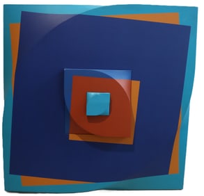 Stephen Tarantal (Born 1943) American, Acrylic on Canvas Three-Dimensional Painting