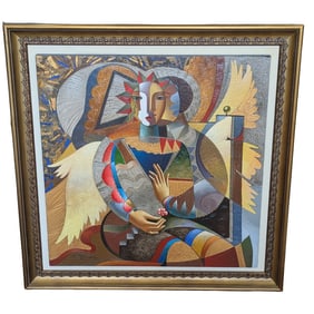 Oleg Zhivetin Original Mixed Media on Canvas Titled Dreams