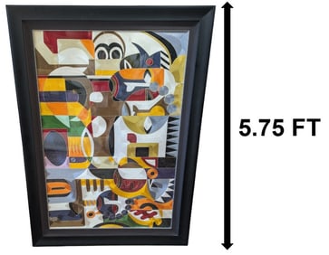 Prince Duncan Williams Ghana Original Silk Thread Framed Artwork