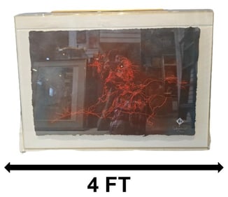 Hoi Lebadang (1921-2015) Vietnamese/French, Cast Paper Intaglio Lithograph in Shadow Box