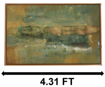 Robin Sierra (20th/21st Century) American, Abstract Oil on Canvas, Titled "Madrigal"