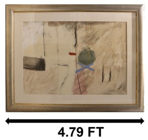 Very Large Signed Abstract Serigraph