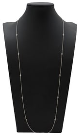Tacori 18k Gold and Diamond Necklace - Gross 4.7 g.