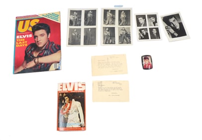 (18) Pieces of Elvis Presley Memorabilia