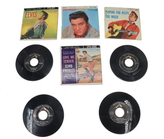 (8) Elvis Presley Albums