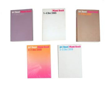 (5) Art Basel Catalogs