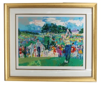 Signed LeRoy Neiman, 1990 Serigraph "April at Augusta"