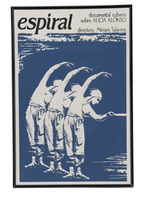 Vintage Cuban Movie Poster "Espiral"