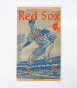 Red Sox Scored Program with Ted Williams’ Final At-bat Home Run