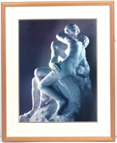 Auguste Rodin (1840-1917) French, Framed "The Kiss" Poster