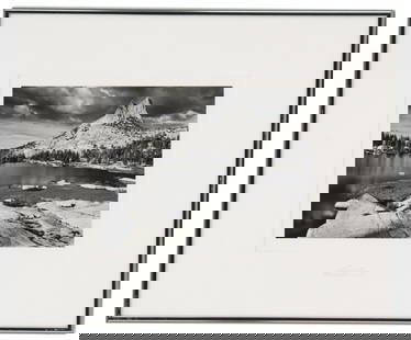 Ansel Adams (1902-1984) Yosemite Special Edition Photograph Cathedral Peak and Lake: Ansel Adams (1902-1984) Yosemite Special Edition Photograph Cathedral Peak and Lake. The Special Edition Photograph series began in 1958 and is printed from the original negatives.&nbsp; Condition as