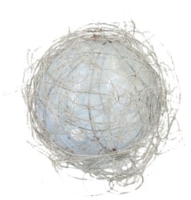 Keiko Mukaide (Born 1954) Japanese, Wire Wrapped Glass Ball Sculpture