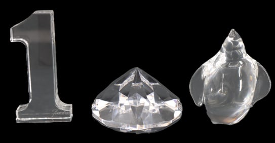 Steuben, Baccarat, and Tiffany & Co. Art Glass and Crystal Paperweights