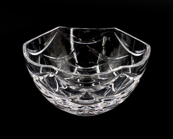 Faberge Crystal Pinecone Bowl with Original Box