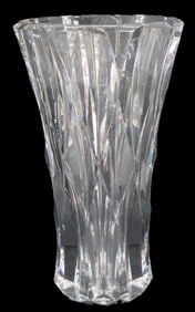 Marked Baccarat Crystal Jasmine Vase