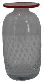 Bertil Vallien (1938-2018) Kosta Boda Glass Vase