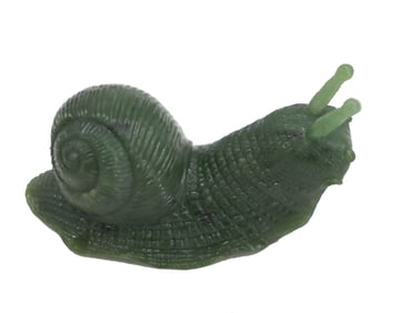 Faberge Style Carved Jade Snail