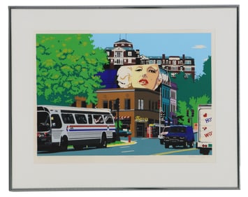 Adrienne T. Beck (20th Century) American, "Marilyn" Signed Artist's Proof Serigraph