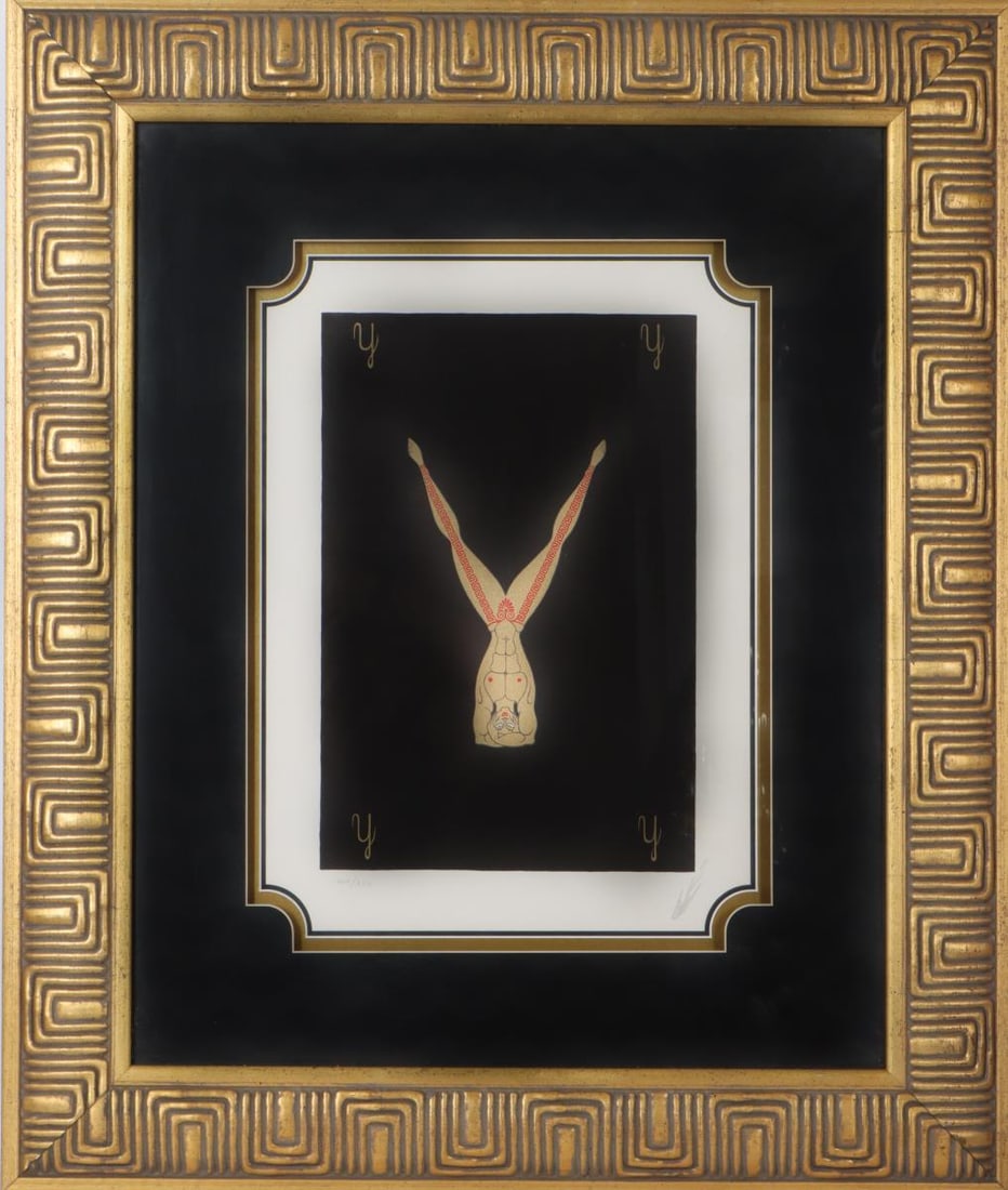 Erte (1892-1990) Russian/French, "The Alphabet: Y" Signed and Numbered Lithograph (1 of 6)