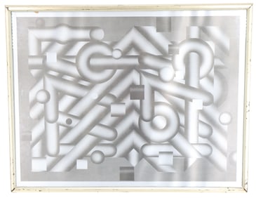 Roger Williams (Born 1946) American, Numbered Serigraph on Metallic Paper