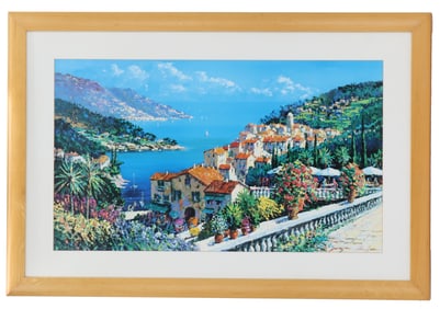 Kerry Hallam (1937-2020) English/American, Large Offset Lithograph