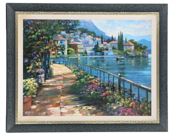 Howard Behrens (1933-2014) American, Large Numbered Embellished Serigraph