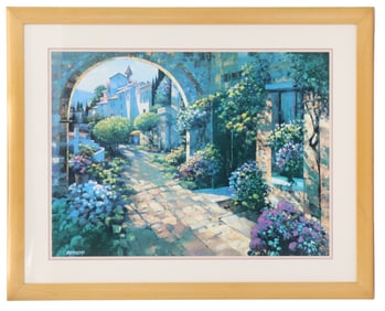 Howard Behrens (1933-2014) American, Large Offset Lithograph